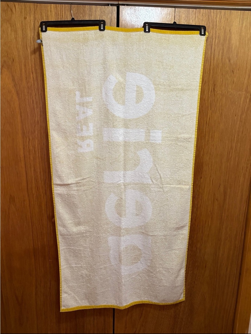 Aerie Yellow Beach Towel - Picture 2 of 4
